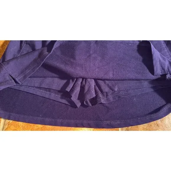 Green Tea Ladies XXL Purple Athletic Skort Elastic Drawstring Waist - Picture 2 of 8